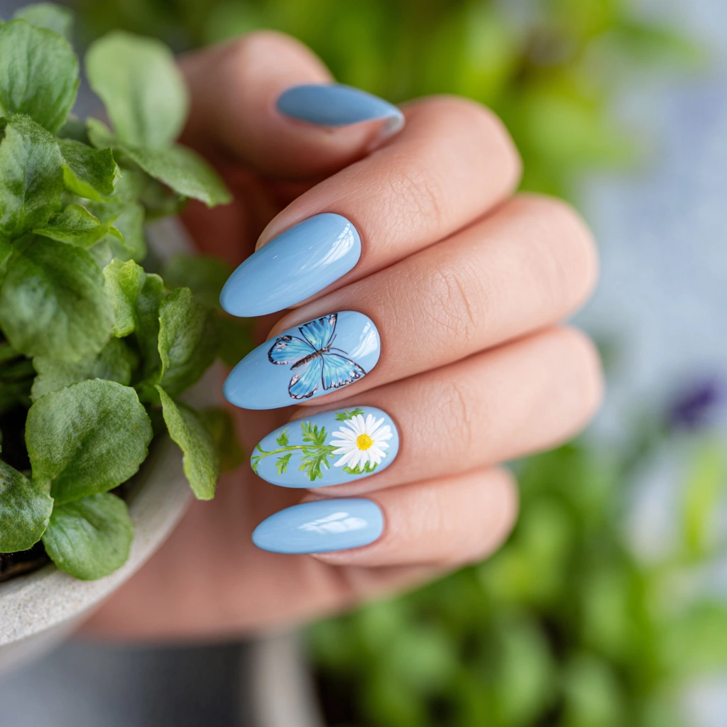 Baby Blue Butterfly