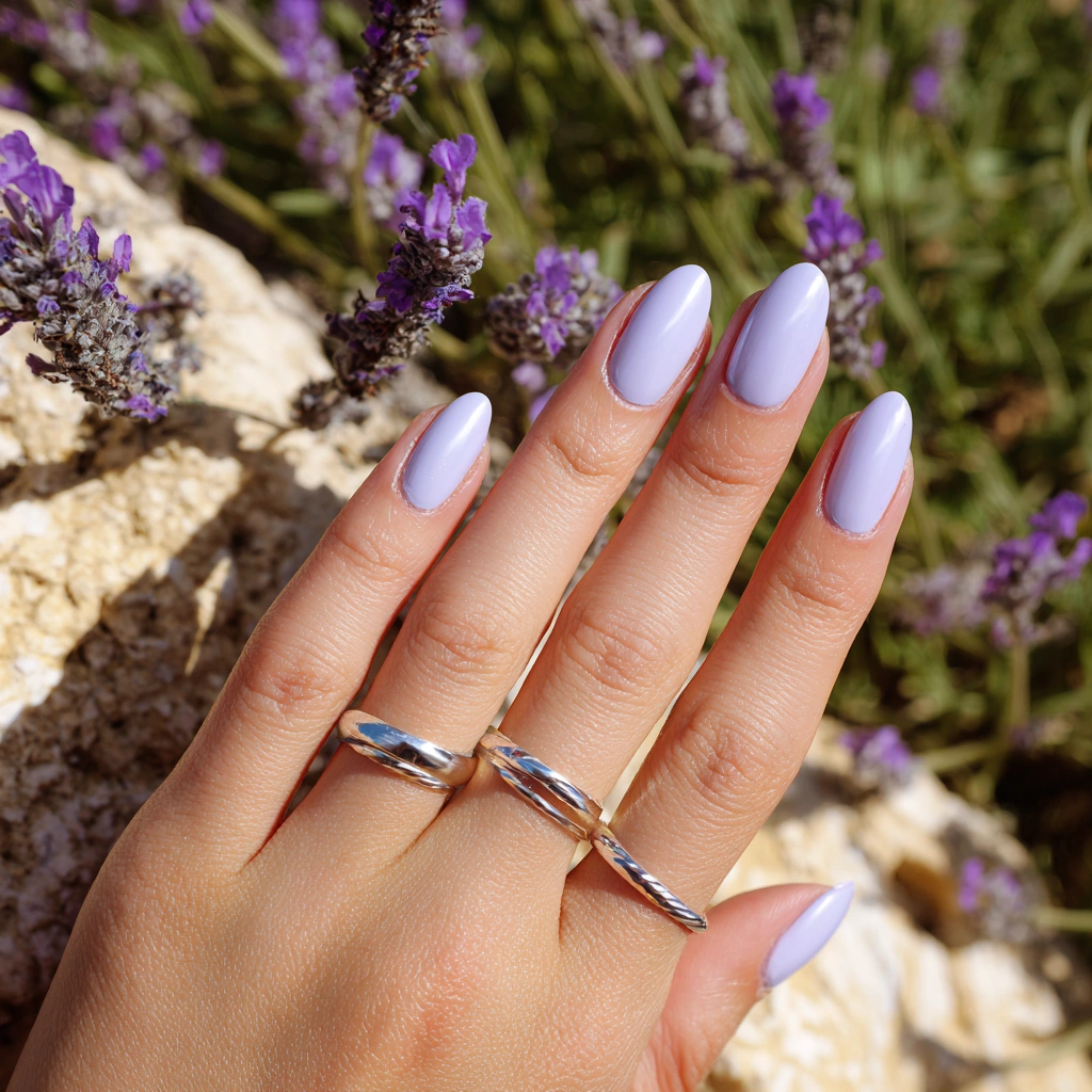 Lavender Tide Nails