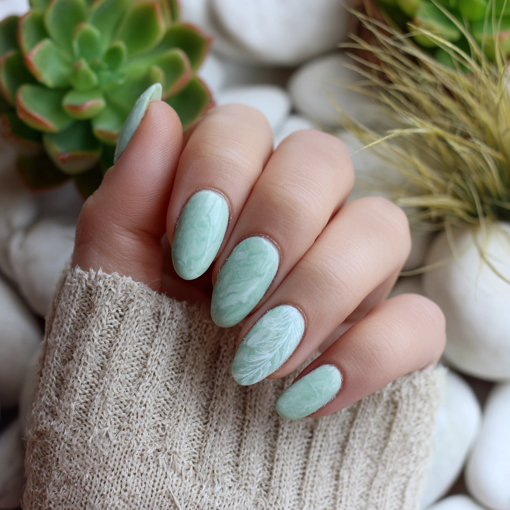 Seafoam Mist Nails