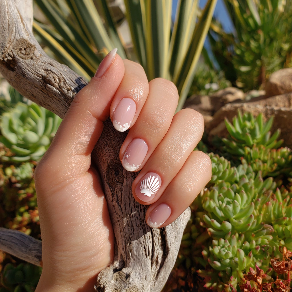 Seashell Whisper Nails