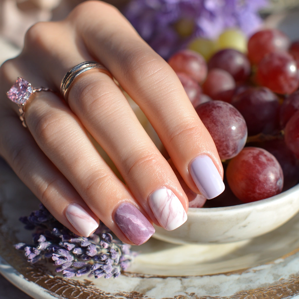 Grape Sorbet Nails